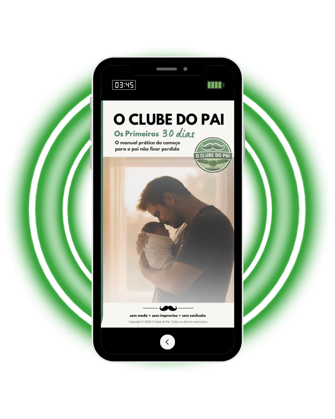 O Manual no celular, para consulta rápida na madrugada